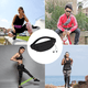 thumbnail image 4 of Riñonera con 4 bolsillos con cremallera para correr, senderismo, viajes, entrenamiento, pasear perros, deportes al aire libre, 4 of 5