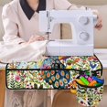 thumbnail image 4 of HELLHERO Premium Fabric Sewing Machine Mat Removable Storage Bag Non Slip Storage for Wife Mom Family Present, Christmas Peacock Floral Pattern, 4 of 5
