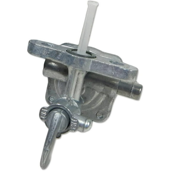 Fuel Petcock Assembly Fits Suzuki 83 JR50R, 83-84 ALT50 QuadRunner, 84-87 LT50 QuadRunner Silver 0139-033