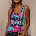 thumbnail image 5 of Camiseta sin mangas corta de Disney Lilo & Stitch para mujer, camiseta sin mangas de corte entallado de verano, top de tirantes para mujer, ropa de calle para discoteca Y2K, 5 of 5