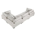 thumbnail image 5 of Lexicon Corydon Microfiber 4-Piece Modular Sectional in Beige, 5 of 16