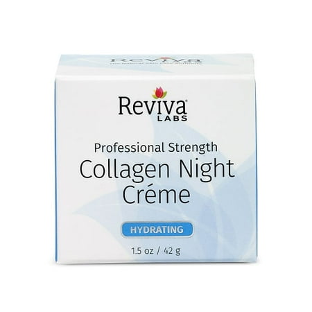 RevivaÂ® Labs Hydrating Professional Strength Collagen Night CrÃ©me 1.5 oz. Box