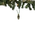 thumbnail image 5 of 2 Inch Small Gold Heart, Star and Pinecone Glass Christmas Ornament 12 Piece Set, 5 of 8