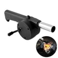 thumbnail image 1 of Ventilador para barbacoa, soplador de aire, encendedor rápido de fuego, portátil, manual, con manivela y fuelle para exteriores, picnic, camping, cocina, barbacoa, 1 of 5