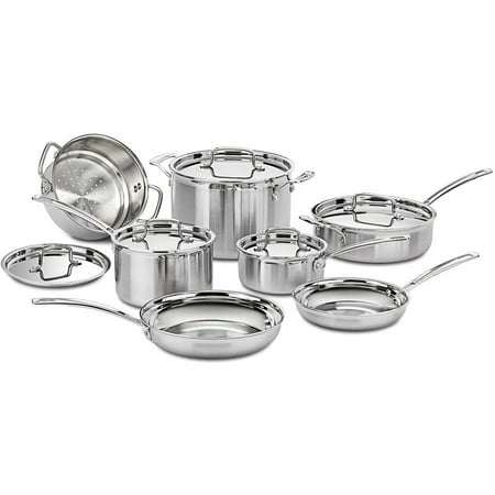 Cuisinart Multi Clad Pro 12-Piece Stainless Steel Cookware Set