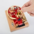thumbnail image 6 of 1.9CC Horizontal Single-Cylinder Gasoline Engine Model - 4-Stroke Internal Combustion, Ready-to-Run with Wood Base, Collector's Display Gift, 6 of 6