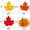 Multicolor, variant on Thanksgiving Party Decorations Set - 9-Piece Hanging Decor with Maple Leaves & Pumpkins, Lightweight Plastic & Paper for Indoor Outdoor Events, Birthday, School & Masquerade Parties