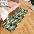 thumbnail image 4 of Corridor Stone Patterned Carpet with 3D Pebble Design Washable Floor Mat for Entrance Bathroom and Kitchen Use, 4 of 5