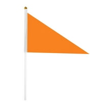 HCTSHG Pennant Flags, 20PCS Small Mini Hand Held Solid Color Flags on Sticks, for DIY Graffiti, Party Events, School Celebrations, Kids Birthday and Sports Clubs