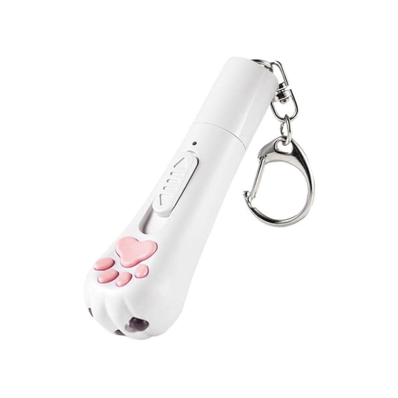 Automatic USB Rechargeable Interactive Cat Toy Projector with Rotating Patterns for Indoor Feline Entertainment