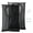 Black, variant on 2 Pack White Hanging Mesh Laundry Bags with Dual Pockets, Wall Mount Dirty Clothes Hamper with 4 Adhesive Hooks & Over-the-Door Hooks, Breathable Laundry Organizer for Bathroom, Bedroom, Dorm & RV