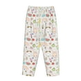 thumbnail image 5 of Naloa Summer Rabbit Print Women’s Ultra-Soft Comfy Pajama Lounge Pants with Pockets & Drawstring, 5 of 8