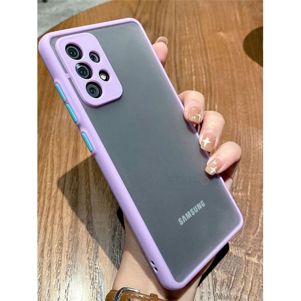 Funda transparente mate para Samsung Galaxy A53 A33 A13 A73 A23 A52S A32 A72 5g 4g 2022 marco de silicona cubierta dura A 53 73 33 23 13 Tan Jianjun unisex