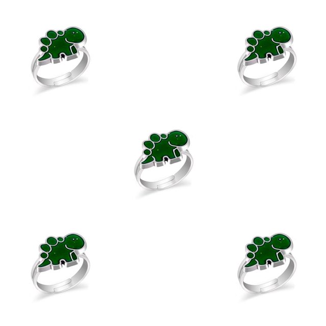 Minnieouse Anillo de humor Color cambiable Temperatura ajustable Emoción Sensación Termocrómico Traje Props Múltiples formas dinosaurio dinosaurio 5piezas Minnieouse CBP230892