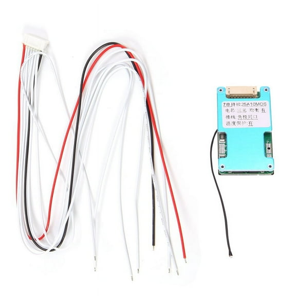7S 24V Lithium Battery Protection Board 18650 Balancer Bank Charging for Motorcycle Scooter(25A)