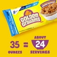 thumbnail image 4 of Golden Grahams Breakfast Cereal, Graham Cracker Taste, Value Bag, 35 oz, 4 of 16