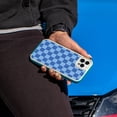 thumbnail image 2 of Caseco Mag-Safe iPhone 14 Pro Max Blue Checkerboard Print Case, 2 of 4
