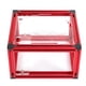 thumbnail image 5 of Chasis para PC con refrigeración líquida ITX de aleación de aluminio con diseño de marco abierto (S) rojo, 5 of 14
