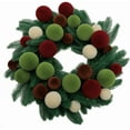 thumbnail image 2 of Décoration Élégante avec Baies Rouges et Accroche-Porte Festif pour Vitrine de Maison et d'Hôtel pour les Fêtes, 2 of 7