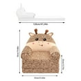 thumbnail image 2 of Kids Sofa Slipcover Bear Shaped Recliner Chair Cover Removable Folding Couch Cover Children Chair Seat Cover for Playroom (No filler), 2 of 5