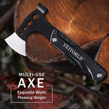 TRHOO-VEITORLD Gifts for Men Dad Husband Unique Anniversary Birthday Gifts Idea for Men Him Multitool Axe Hammer Camping Accessories Survival Gear and Equipment Cool Hunting Fishing Hiking Presen