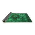 thumbnail image 2 of Ahgly Company Indoor Round Oriental Green Industrial Area Rugs, 7' Round, 2 of 4
