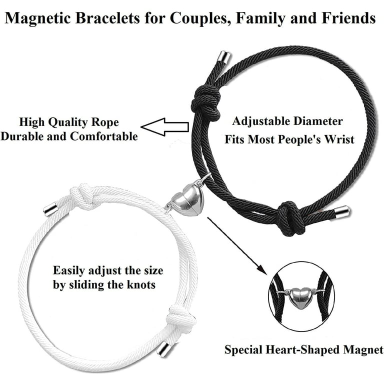 Magnetic boyfriend and girlfriend bracelets discount