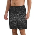 thumbnail image 2 of Logiee Black And White Dotted Print Mens Swim Trunks Quick Dry Board Shorts,Breathable Hawaii Beach Shorts Swimwear Bathing Suits-Medium, 2 of 6