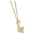 thumbnail image 2 of Pompeii 1/2Ct Diamond Solitaire Pendant Necklace 14k White Or Yellow Gold Lab Grown, 2 of 4