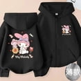 thumbnail image 2 of My Melody Kuromi Cinnamoroll Anime Sudadera con capucha Sanrio Niños Sudadera con capucha Otoño e Invierno Chaqueta con cremallera Linda ropa para padres e hijos, 2 of 5