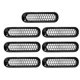thumbnail image 1 of Grille de pare-chocs avant noire avec trou de verrouillage pour Jeep Wrangler JK 2007-2017, 1 of 4