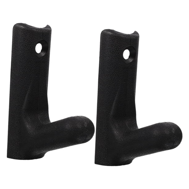 Soporte de barra para pesas de pared de 2 piezas, accesorio profesional, soporte para barra de fitness 16 cm x 52 cm