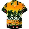 thumbnail image 4 of Camisas de selva tropical para hombres, ropa con impresión 3D, camisas hawaianas de playa, blusas Y2K de manga corta, ropa vintage, blusa con solapa, 4 of 5