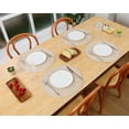 thumbnail image 4 of Round Braided Placemats Set of 4 Place mats for Dining Tables Woven Heat Resistant Table Mats 15 inch (Beige,4pcs), 4 of 8