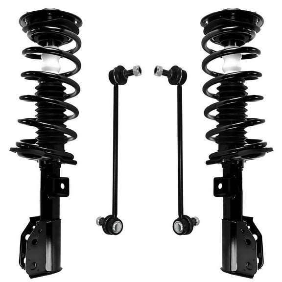 Detroit Axle - FWD Front Struts Sway Bars for 2013-2022 Chevrolet Trax Buick Encore, 2 Struts with Coil Springs 2 Sway Bars 2014 2015 2016 2017 2018 2019 2020 2021 Suspension Replacement