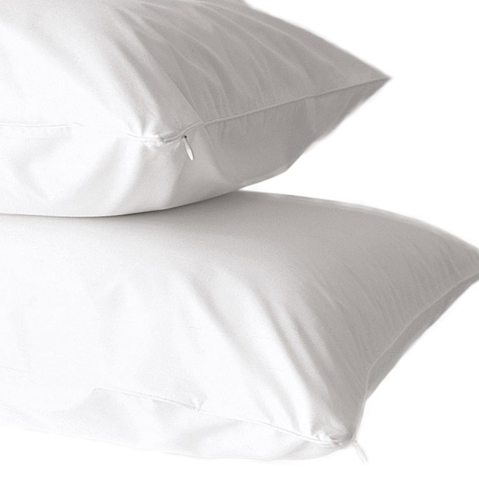 4Pack 400 Thread Count 100 Cotton Allergy Pillow Protectors