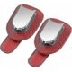 thumbnail image 1 of 2 Packs Leather Eyeglasses Hanger Car Glasses Holder Universal Car Visor Sunglasses Holder Clip Leather Eyeglasses Hanger, 1 of 5