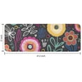 thumbnail image 7 of Multicolor Cartoon Floral Pattern Kitchen Rug Mat,Kitchen Runner Rugs Non Skid Washable,Decorative Kitchen Floor Mats for Kitchen,Sink,Laundry,17"x47.2", 7 of 7