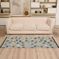 thumbnail image 2 of Yayeee Runner Rug for Bedroom 2'x6' Machine Washable Hallway Non Slip Mat, Gray Acorns Pattern, 2 of 8