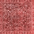 thumbnail image 1 of Ahgly Company Indoor Square Abstract Red Modern Area Rugs, 8' Square, 1 of 4