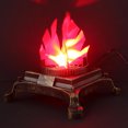 thumbnail image 3 of RENACLIPY LED Fake Fire Flame Light Simulation Bonfire Lamp Cloth Replicate Real Fire for Holiday Decorations 1Pcs, 3 of 6