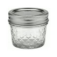thumbnail image 5 of Ball Regular Mouth 4 oz Quilted Mason Jars with Lids and Bands, Mini Glass Canning Jars for Jam and Jelly, 12-Pack, 5 of 7