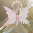 thumbnail image 3 of Déguisement Costume Chic Cosplay Aile de Fée pour Enfants Accessoire Photo de Carnaval Rose, 3 of 10
