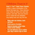 Good 'n' Fun Triple Flavor Kabobs, Rawhide Chews for Dogs, 72 Count