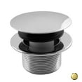 thumbnail image 1 of Westbrass D398R-01 Drain de Bain Rond à Embout Champignon de 1,5 Po - Laiton Poli PVD, 1 of 1