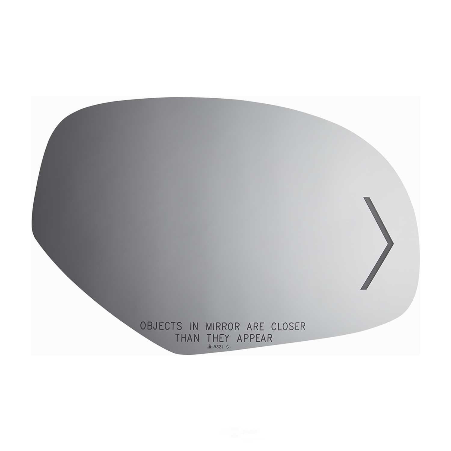 Burco Side View Mirror Replacement Glass - Clear Glass - 5321S