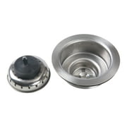 Mainstays Stainless Steel Sink Basket and Strainer Assembly Silver