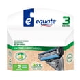 thumbnail image 1 of Cartuchos de repuesto Equate E3max para maquina de afeitar sustentable 2 pzas, 1 of 3