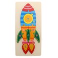 thumbnail image 1 of EeaseCA Rockets Shape Puzzle Wooden Jigsaw Puzzle Rockets Puzzle Kids Plaything, 1 of 7