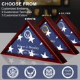 thumbnail image 3 of Funda con diseño de bandera XIFAN, frontal de cristal auténtico, para bandera estadounidense de 5 x 9.5 pies, 3 of 7